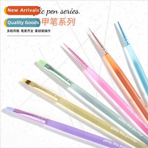 Acrylic rod six sets nail art pen set light therapy pen colo