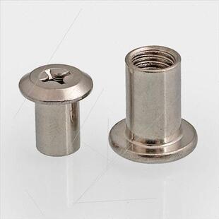 Iron chamfered cross flat head plywood nuts flat head bevele