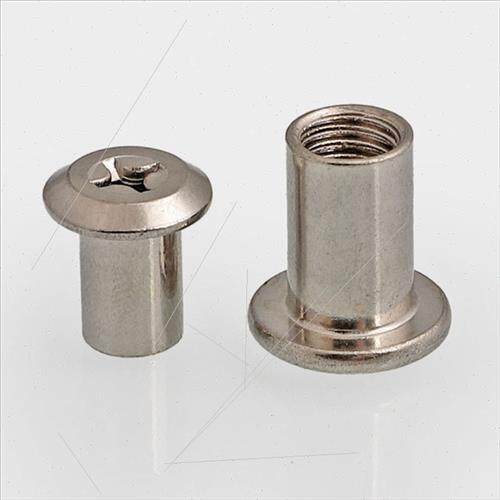 Iron chamfered cross flat head plywood nuts flat head bevele
