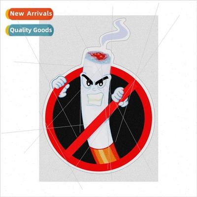 No Smoking No Smoking Car Sticker Angry Cigarette Sticker A3