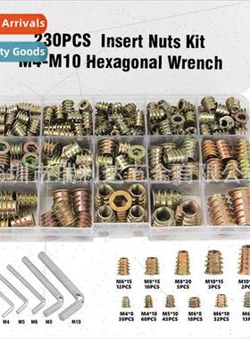 230pcs zinc alloy inner outer teeth wh meshed nuts set pre-b