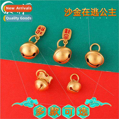 On run princess pendant diy handmade woven bow bracelet gold