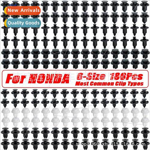 180PCS Pocket Clip 6 Types适用Honda Civic Accord CR-V Car Bu