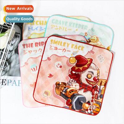 Cotton digal printing towel sports events cute printing cart