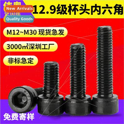 Hexagon socket head cap screws grade 12.9 high sngth DIN912