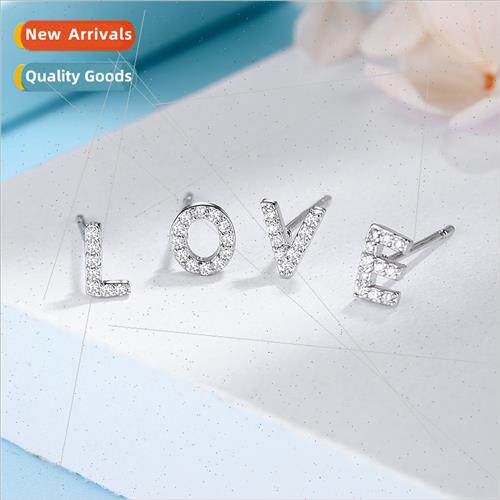 Small 26 English letters earrings female fashion Korea popul