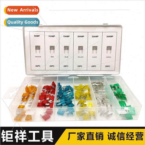 120PC Car Insurance g Aluminum Fuse Set Car Fuse Insert Mini