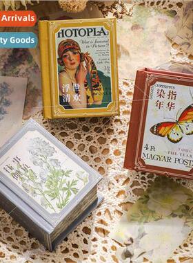 Time Past Sulfate Paper Material Book Vintage terature Handb