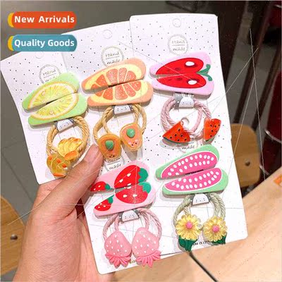 Hair circle handmade fru pair clip children BB clip Korea ha