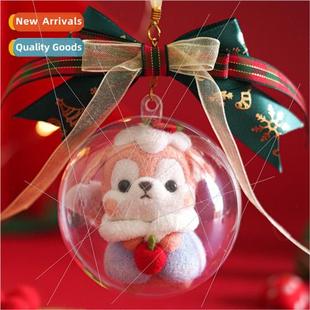 New wool felt poking prodding music material package handmad