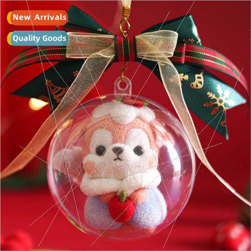 New wool felt poking prodding music material package handmad