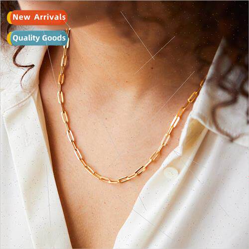 Stainless steel necklace simple tanium steel cross chain nec