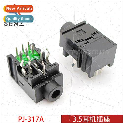 3.5mm headphone socket PJ-317A 3.5 headphone audio video soc