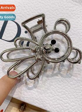 new bear grab clip female cute cartoon hair clips Korea simp