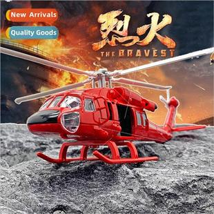 Black Hawk helicopter model firefighting helicopter alloy ca