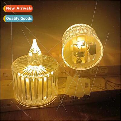 Candle ghts LED Electronic Candle Small Tea Wax Bar Decorati