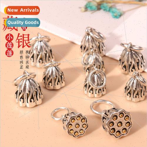 Inlaid lotus flower handmade diy bracelet material jewelry p