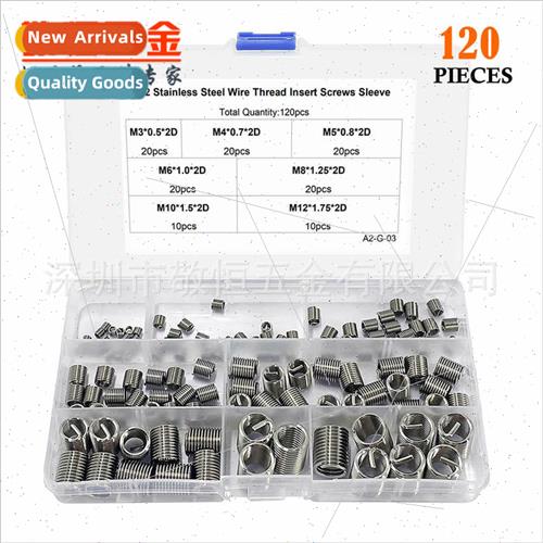 120pcs M3 M4 M5 M6 M8 M10 M12 Stainless Steel 304 Thread Pro
