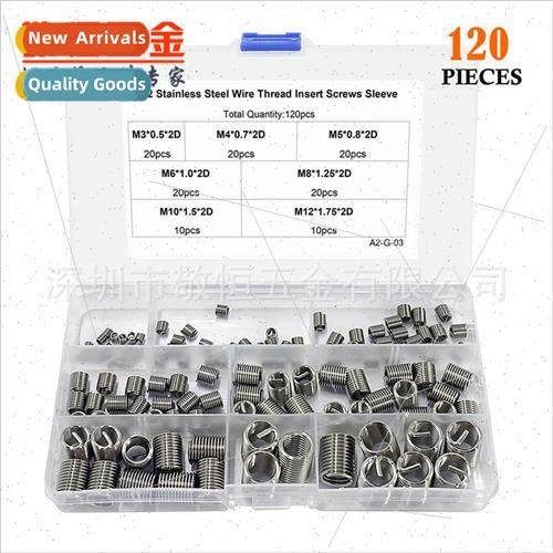 120pcs M3 M4 M5 M6 M8 M10 M12 Stainless Steel 304 Thread Pro