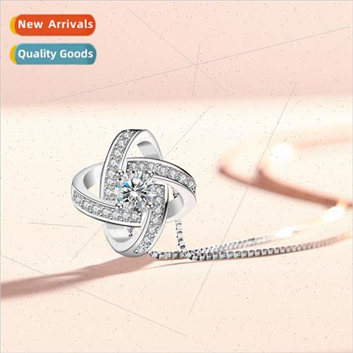 Four-leaf clover necklace female Korea students Mori simple