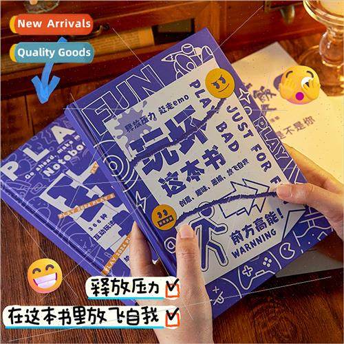 Play Bad This Book Unsssed Notebook Creative Wide Open Answe