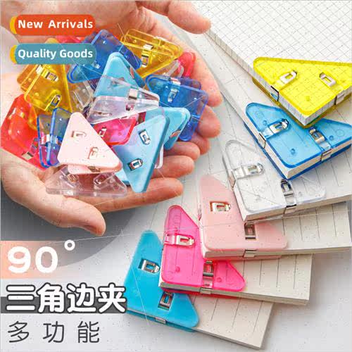 Multi-color triangular corner clip multifunctional student b