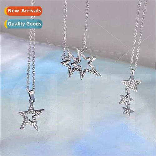 Star pentagram necklace vintage y2k millennial hottie subcul
