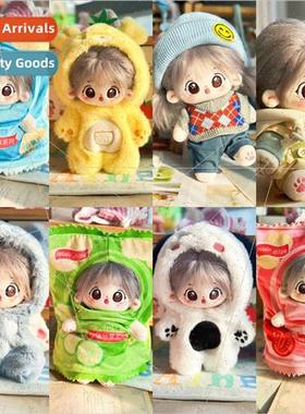 s no attribute cotton doll fried hair naked baby 20cm no att