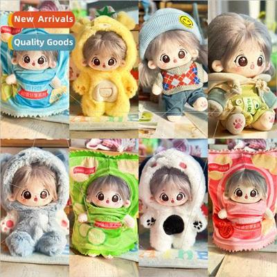 s no attribute cotton doll fried hair naked baby 20cm no att