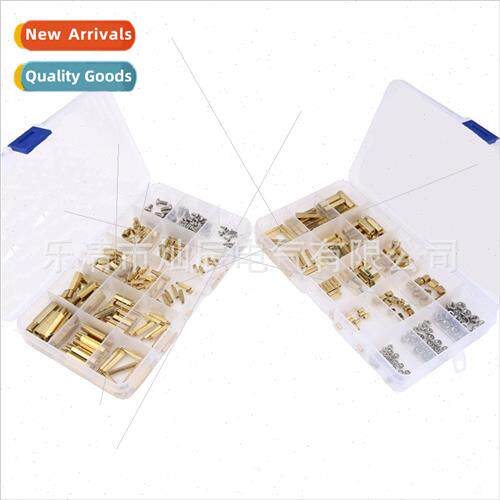 360PCS Boxed Hexagonal Copper Studs M2M3M4 Combination Pair