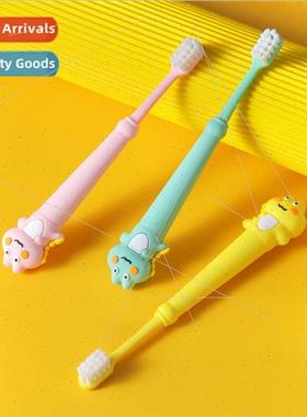 ttle Dinosaur Children Toothbrush 3-12 years old soft bristl