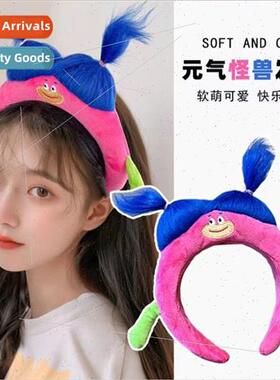 Weird fried hair clown doll hair bands fall winter new braid
