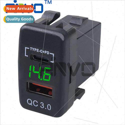 car special hole USB car charger TYPE-C interface qc3.0 modi