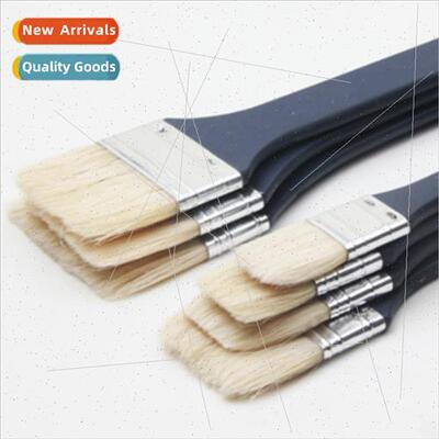 Beginner Gouache Brush Long Hog Bristle Board Brush Short Ha