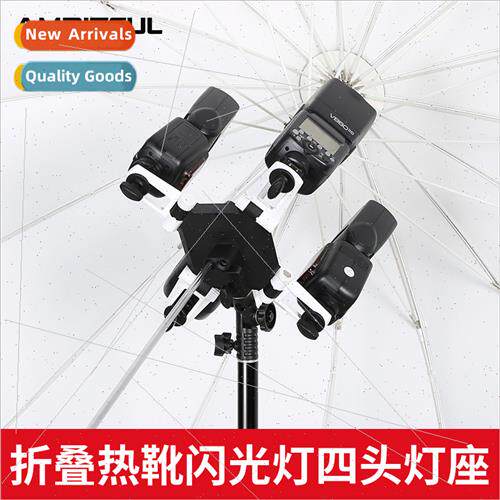 Four-lamp hot shoe lamp base one to four lamp head set-top f