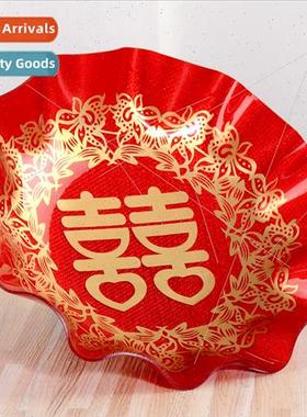 Wedding Marriage Celebration Acrylic Fru Plate ze Optional R