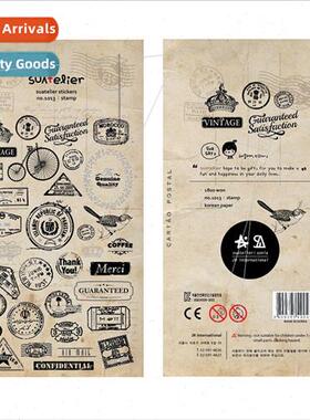 Korea retro stamps 1013 waterproPVC cell phone decorative st