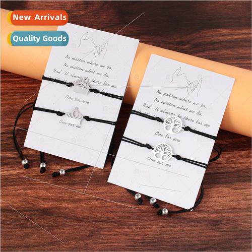 Europe new simple cardboard stainless steel crown e life cou