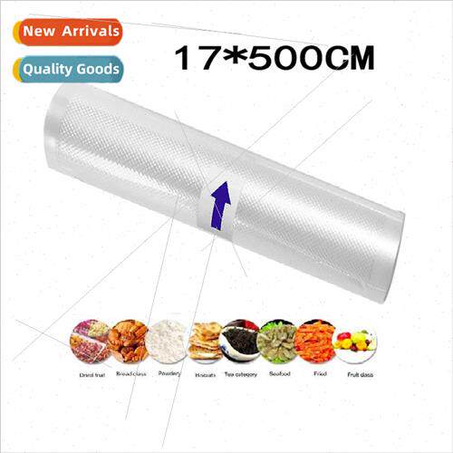 Thickened 40 silk 17*500 single-side grain food vacuum bag T
