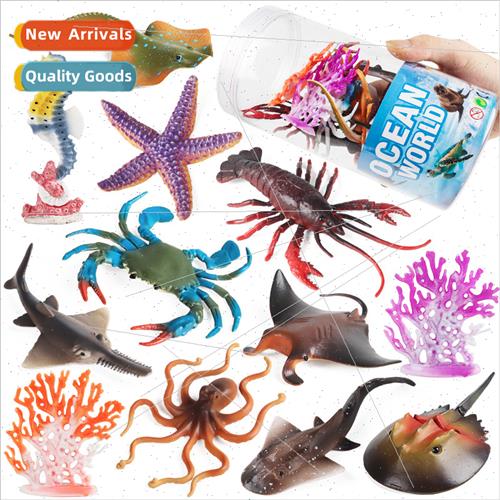 Bucket children simulation marine animal model toys crab sea