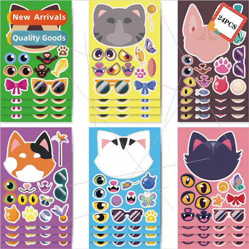 CM2303004 cat head children anime cartoon parent-child inter
