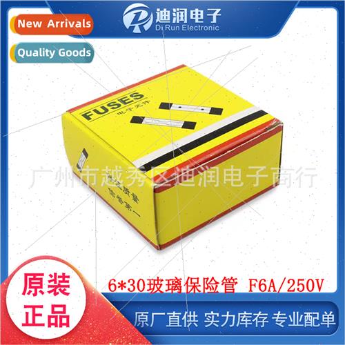 6*30 Glass Fuse 250V F6A 250V 6×30mm Quick Disconnect F 100