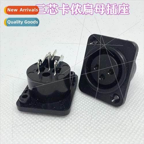 Plastic XLR Microphone Audio XLR Angled PCB Board Type Audio