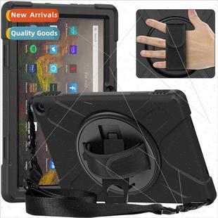 适用kindle fire HD10 plus silicone case hd10 2021 hstrap bac