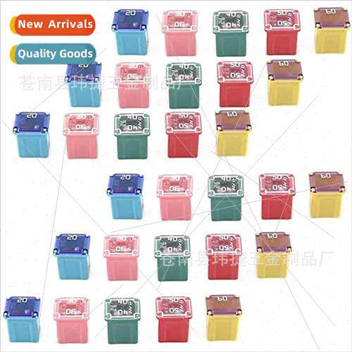 30pcs Box Auto Fuse wh Plastic Case Short Insertion Connecti