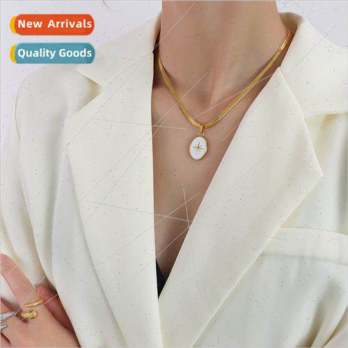 French cold wind hundred wh flat snake chain octopus necklac