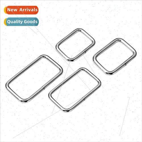 lver zinc alloy square buckle square buckle round wire flat