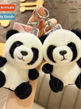 Panda keychain plush toys bag charm couple gift doll doll ch
