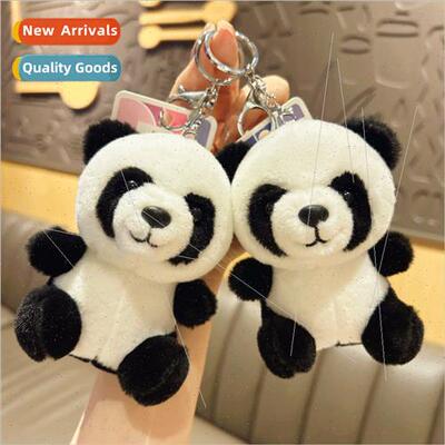 Panda keychain plush toys bag charm couple gift doll doll ch
