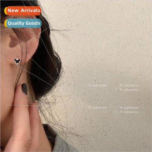 Small butterfly earrings versatile classic Korea cold wind e